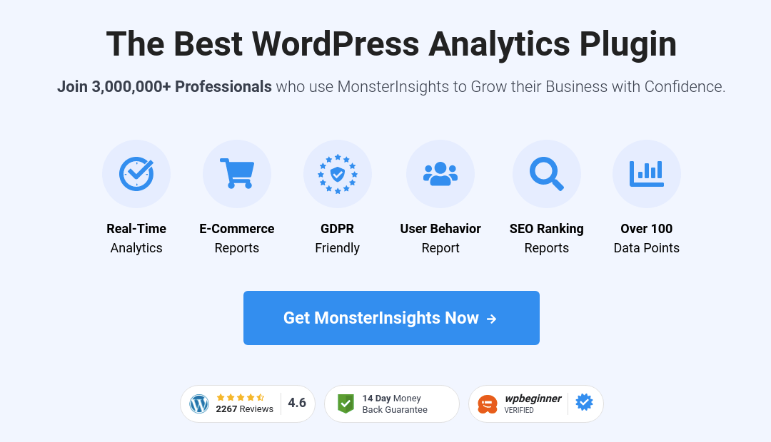 Plugin gratuit WordPress Google Analytics