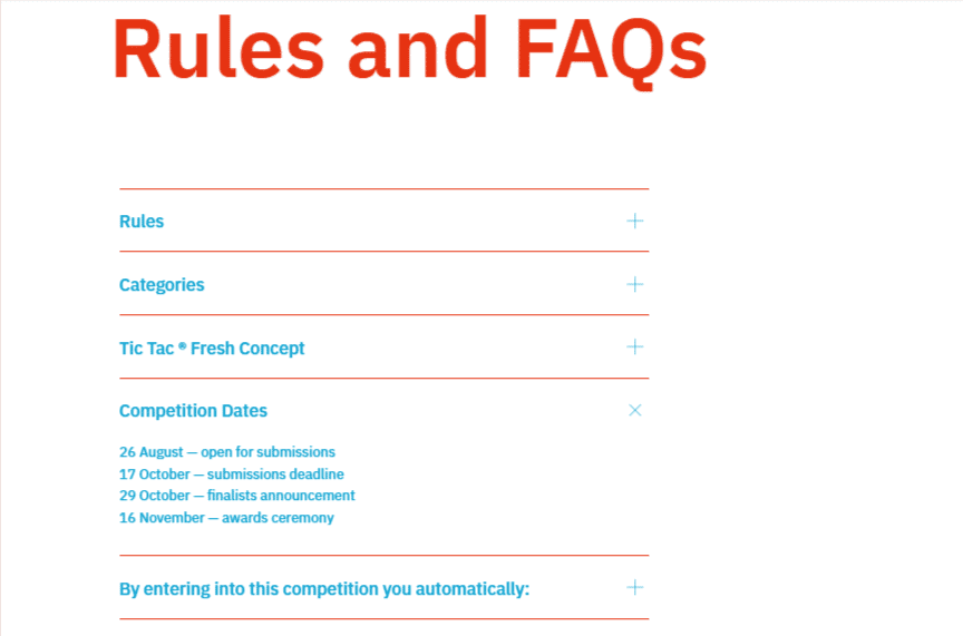 Aggiornata la pagina delle FAQ sul sito web di Young Book Design Award