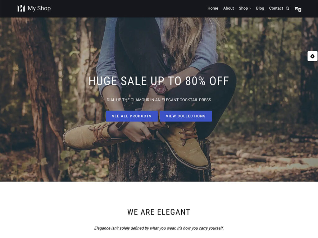 Neve adalah toko eCommerce yang super cepat dan mudah disesuaikan