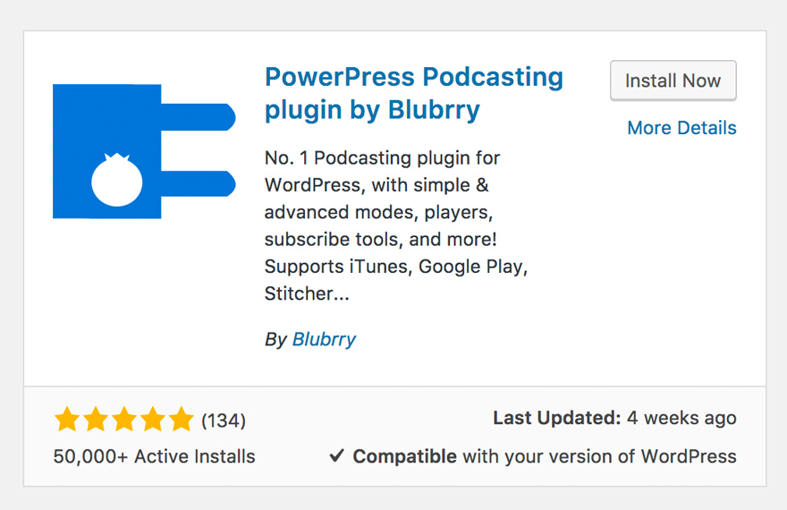 Podcasting di Blubrry Powerpress