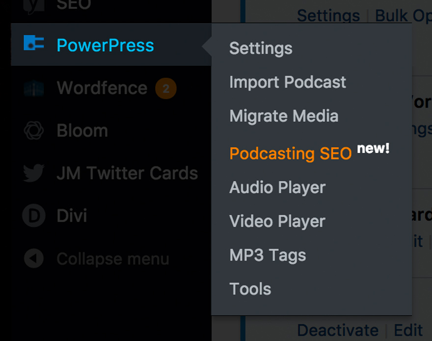 Podcasting di Blubrry Powerpress