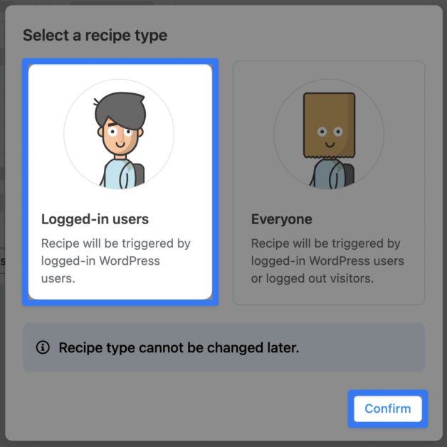 使用 LearnPress 和 Uncanny Automator 实现课堂自动化 73 create a new recipe