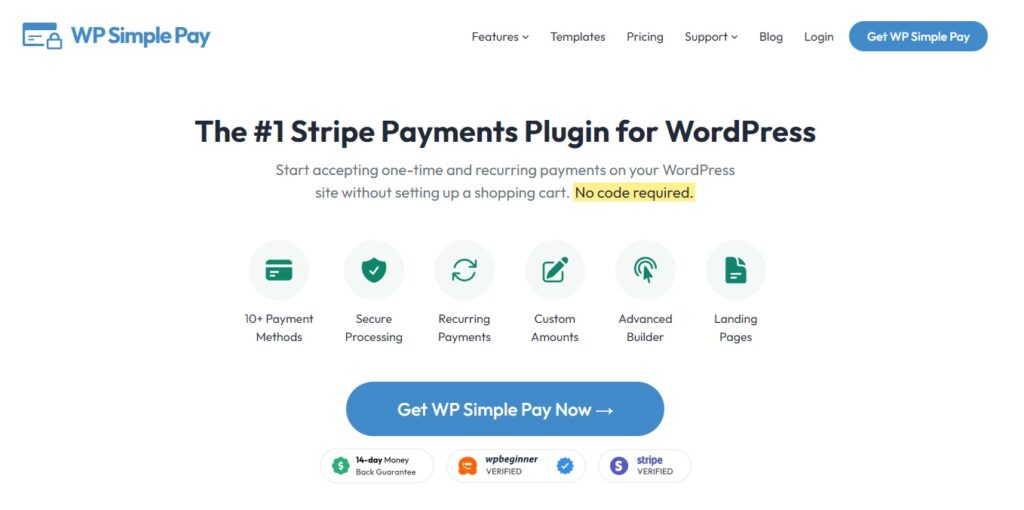 wp simple pay cele mai bune pluginuri wordpress stripe