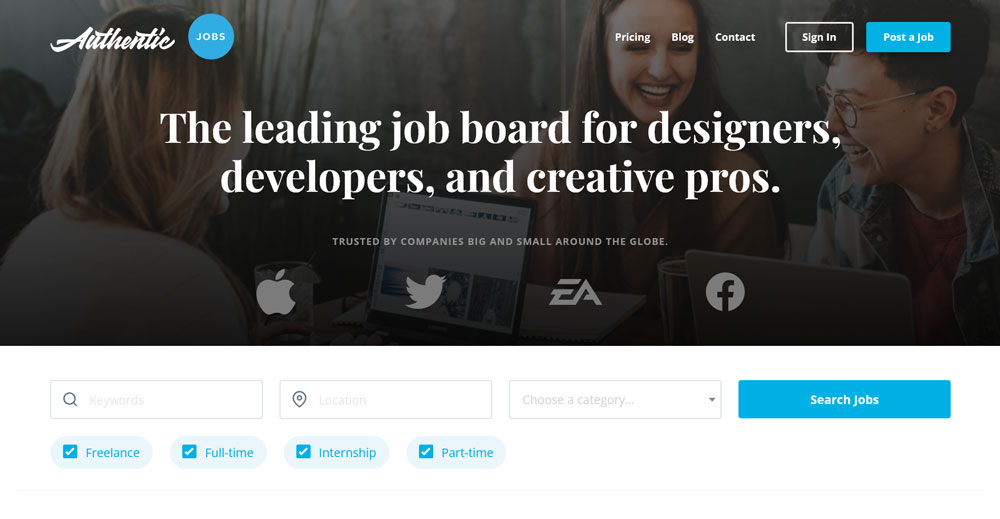 trova lavoro wordpress su lavori autentici
