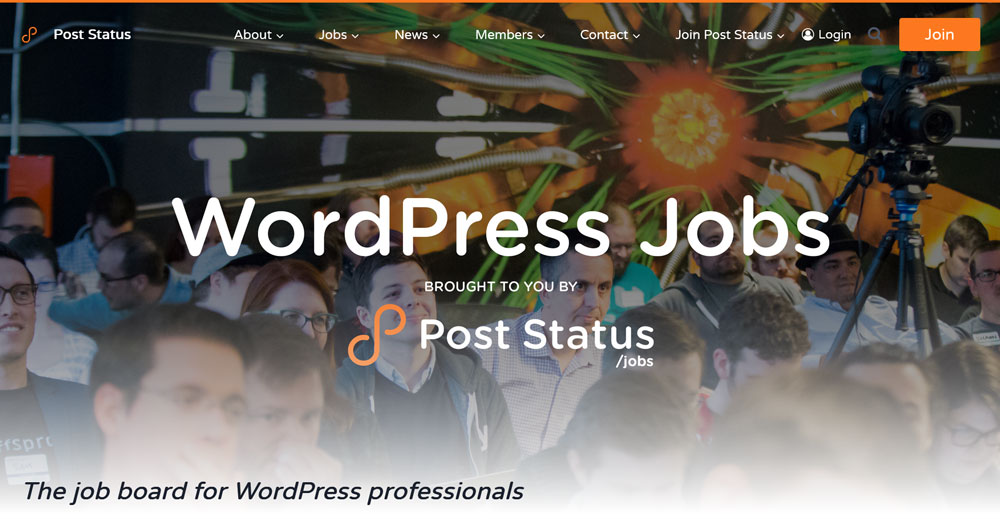 trova il lavoro di wordpress sulla bacheca dei lavori sullo stato dei post