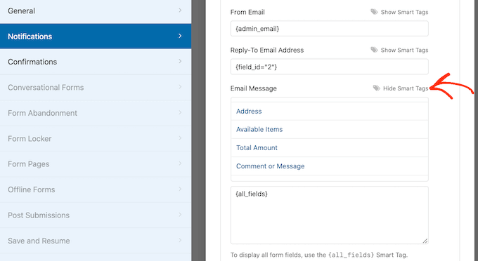 Verwenden von dynamischem Text mit WPForms Using dynamic text with WPForms