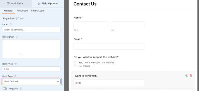 Hinzufügen eines benutzerdefinierten Felds Adding a user defined field to WordPress form