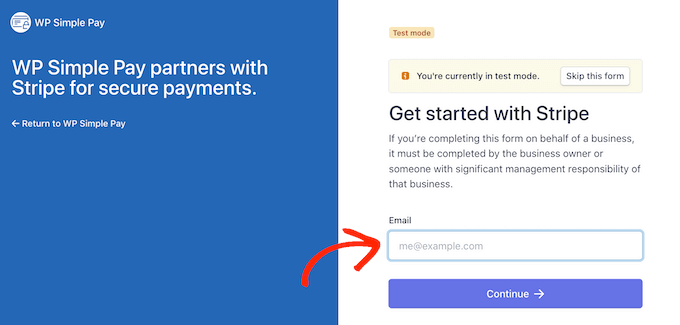 Erstellen eines optionalen Zahlungsformulars mit WP Simple Pay Creating an optional payment form with WP Simple Pay