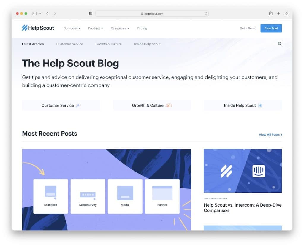 bantu scount contoh blog