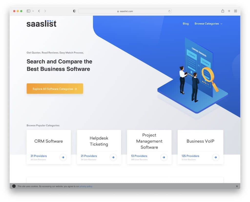 saaslist 附屬網站