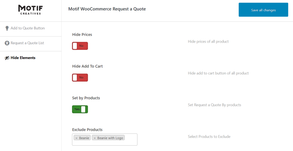 motif woocommerce 高級報價插件