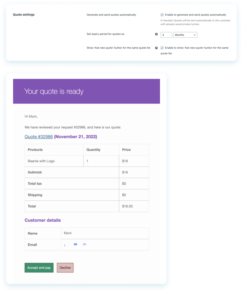 woocommerce webtoffee tarafından bir fiyat teklifi eklentisi isteyin