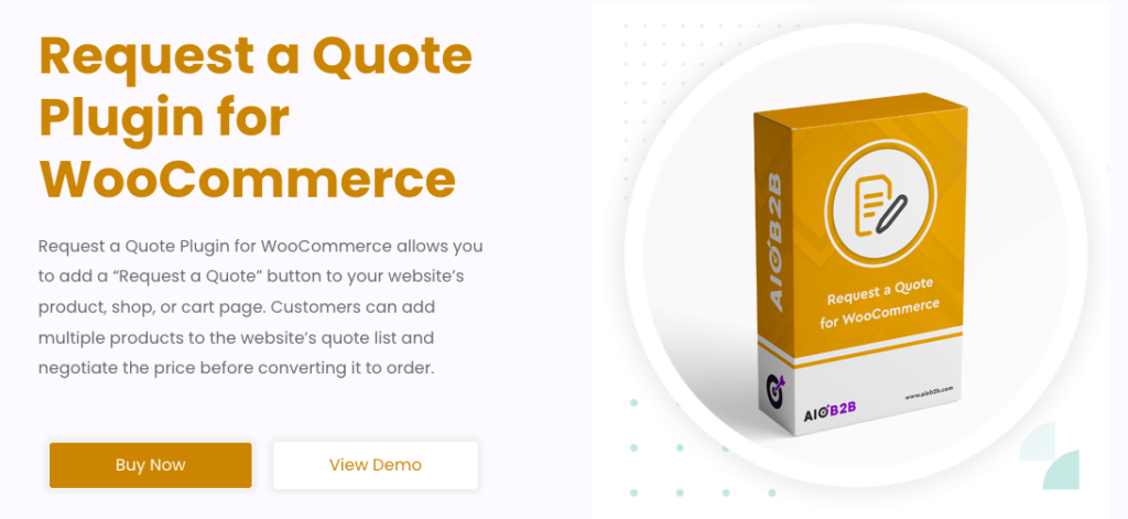 aiob2b tarafından woocommerce için bir fiyat teklifi eklentisi isteyin