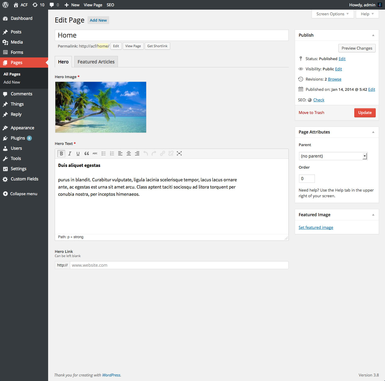 КПК-WordPress-ACF
