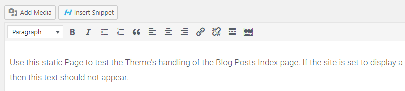 스니펫을 삽입합니다.