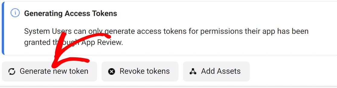 Generating access tokens