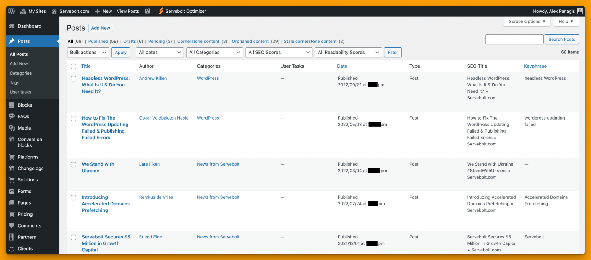 WordPress 內容管理系統