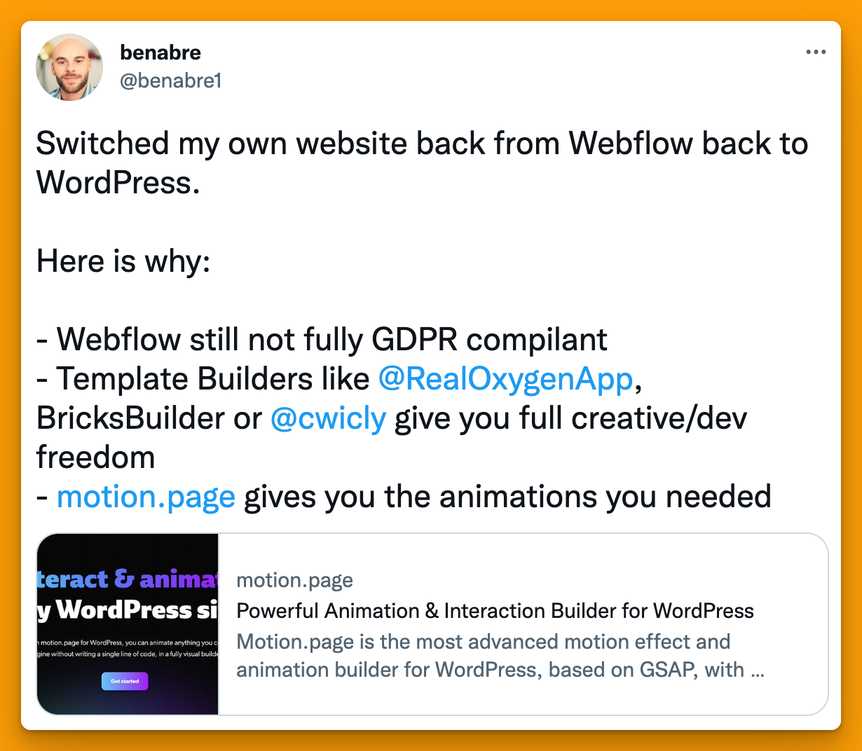 WordPress 與 Webflow 設計