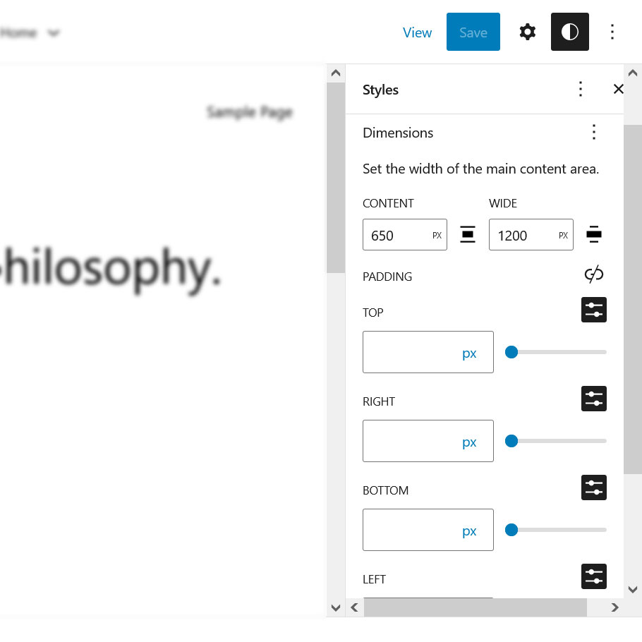 tema vinte e vinte e três: revisão das opções de layout