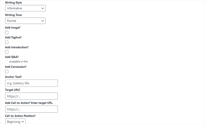 콘텐츠 설정 미세 조정 Fine tune content settings