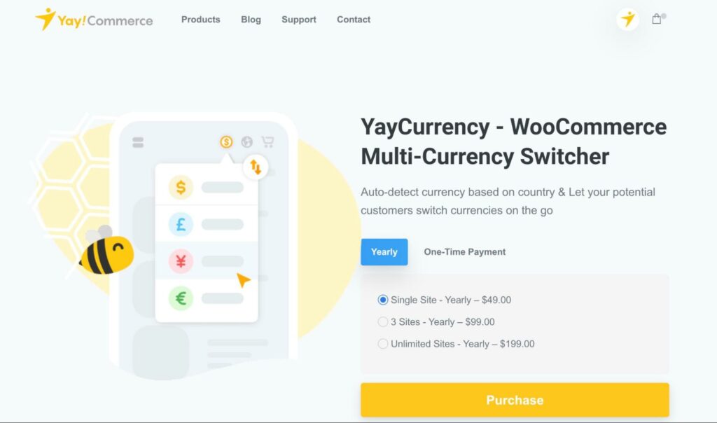 yaycurrency цены на товары woocommerce