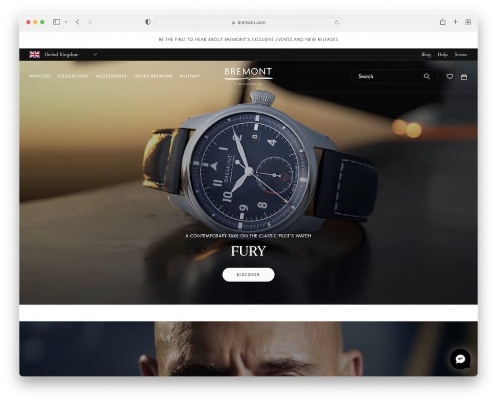 Site Shopify de Bremont