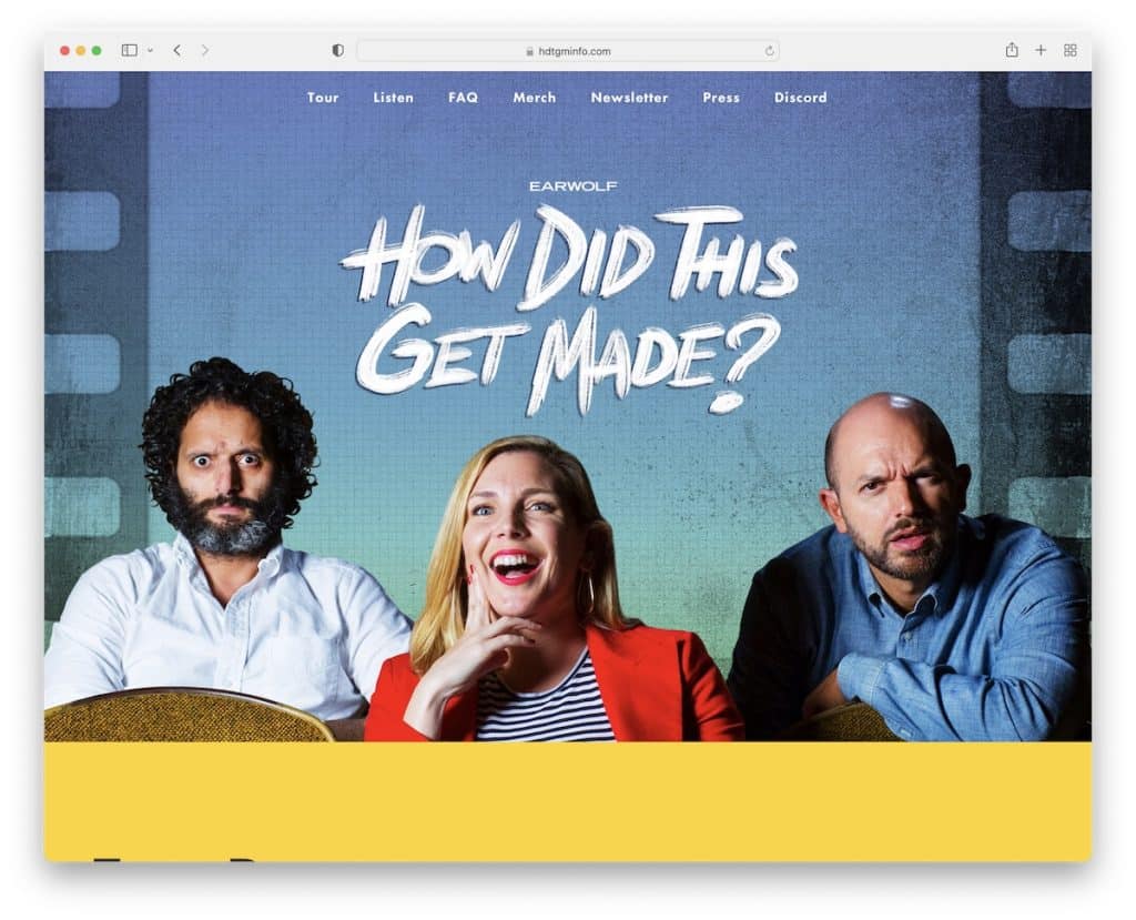 come è stato realizzato questo sito web di podcast