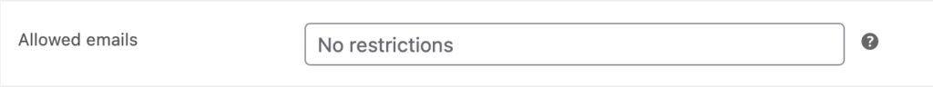 WooCommerce'de izin verilen e-postalar