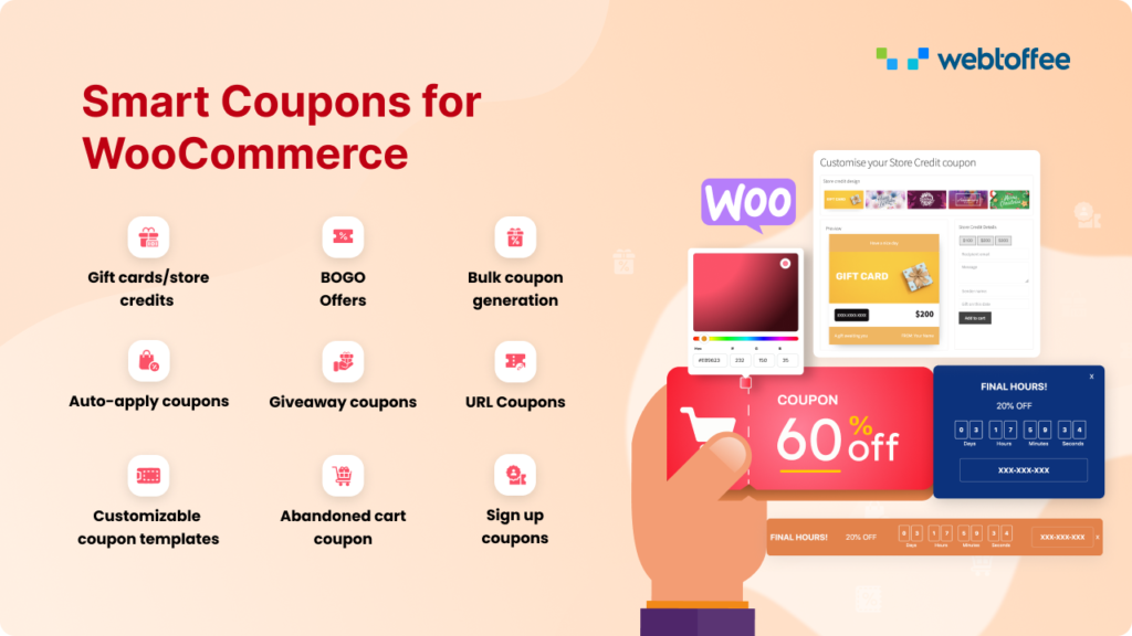 WebToffee WooCommerce kupon eklentisi