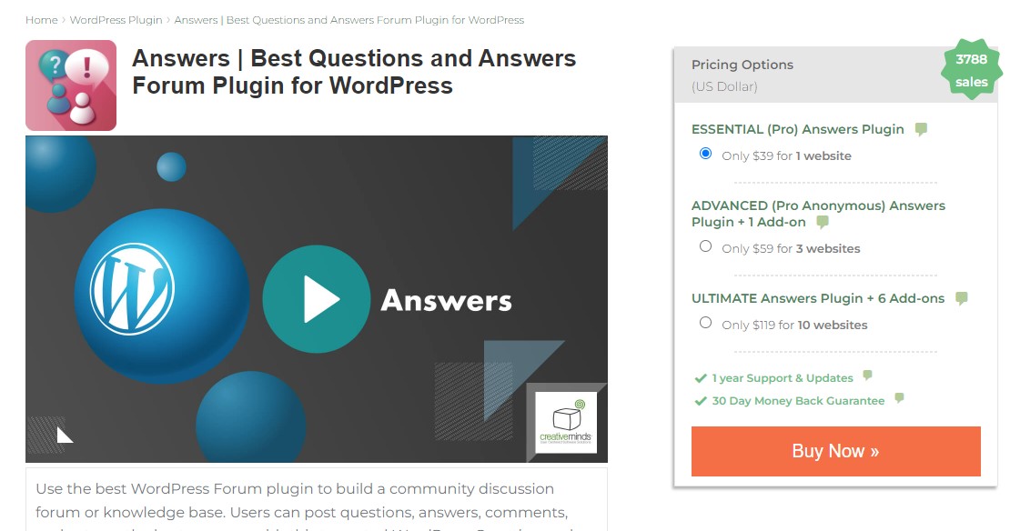 CM Answers – WordPress 插件