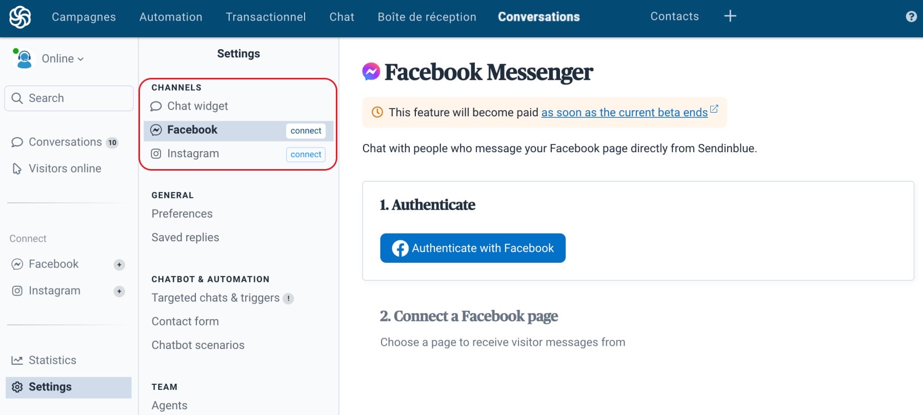Sohbet Entegrasyonlarının Sendinblue İncelemesi