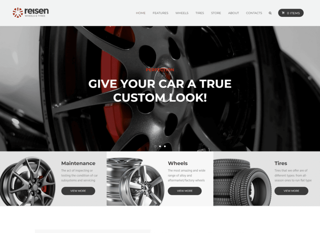 Reisen - Automechanik & Karosseriereparatur Auto WordPress Theme