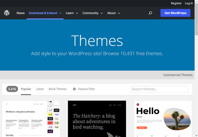 Repositori Tema WordPress