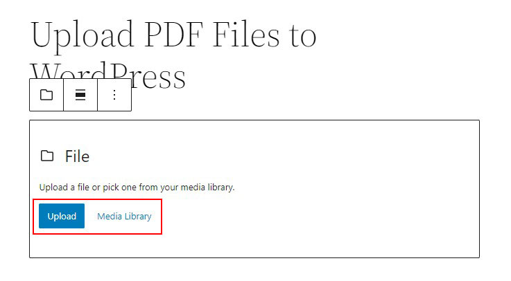 PDF Dosyasını Yükleme Seçeneğini Belirleyin