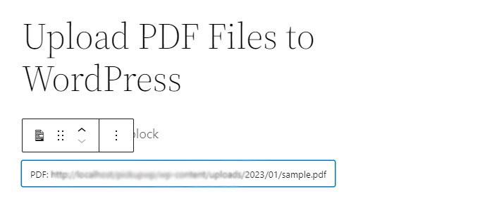 Seçili PDF URL'si
