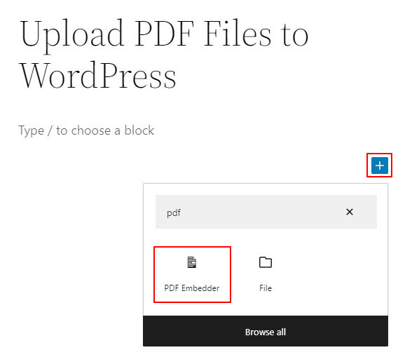 PDF Embedder Bloğu Ara