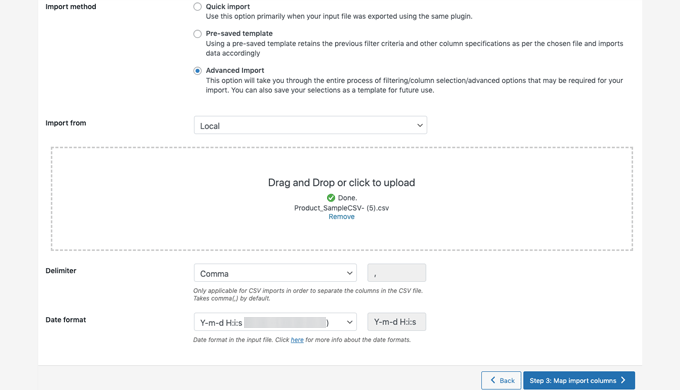 Metode impor Import method