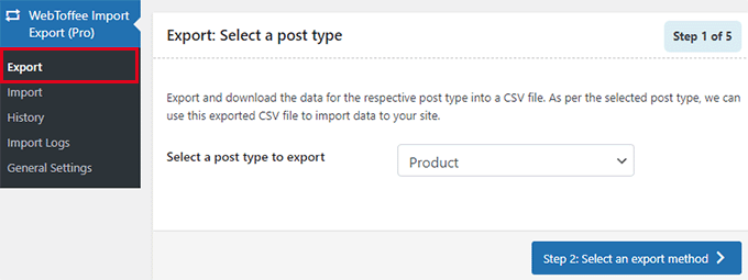 Mengekspor produk WooCommerce menggunakan plugin Exporting WooCommerce products using a plugin