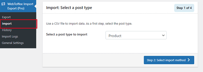 Impor produk menggunakan plugin Import products using a plugin