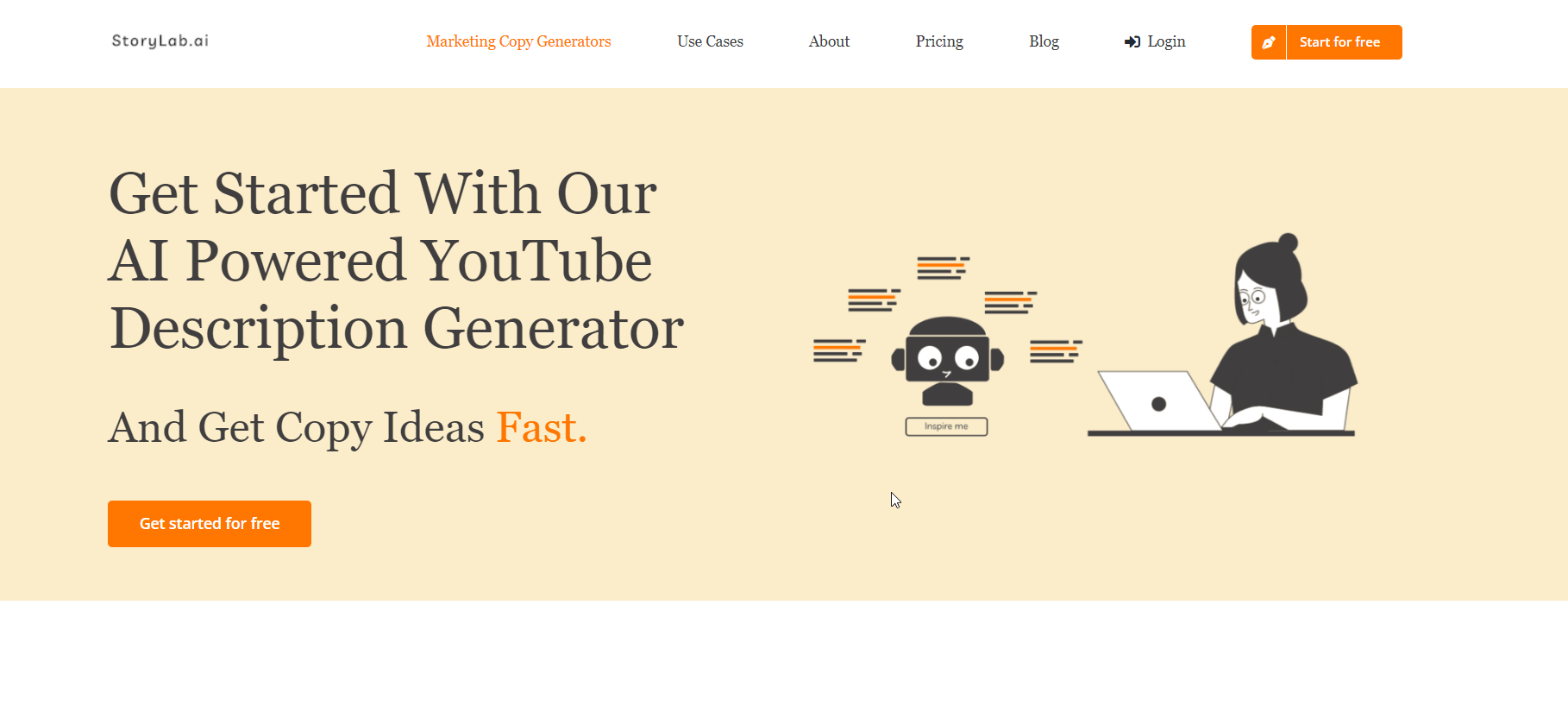 Storylab.AI- YouTube video açıklama oluşturucu