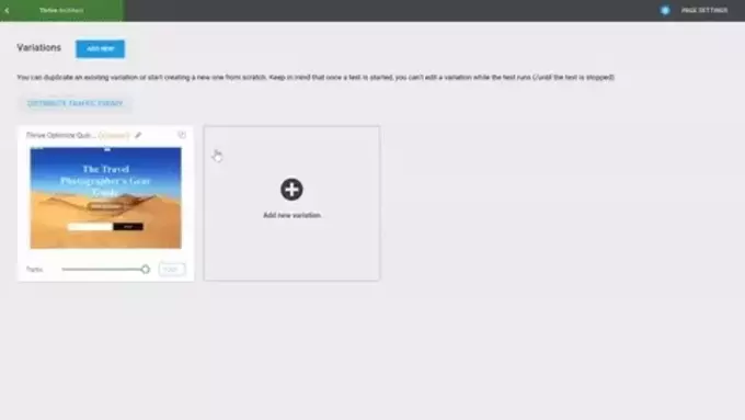 Thrive Optimize Visual Split Testing pentru WordPress Thrive Optimize Visual Split Testing for WordPress
