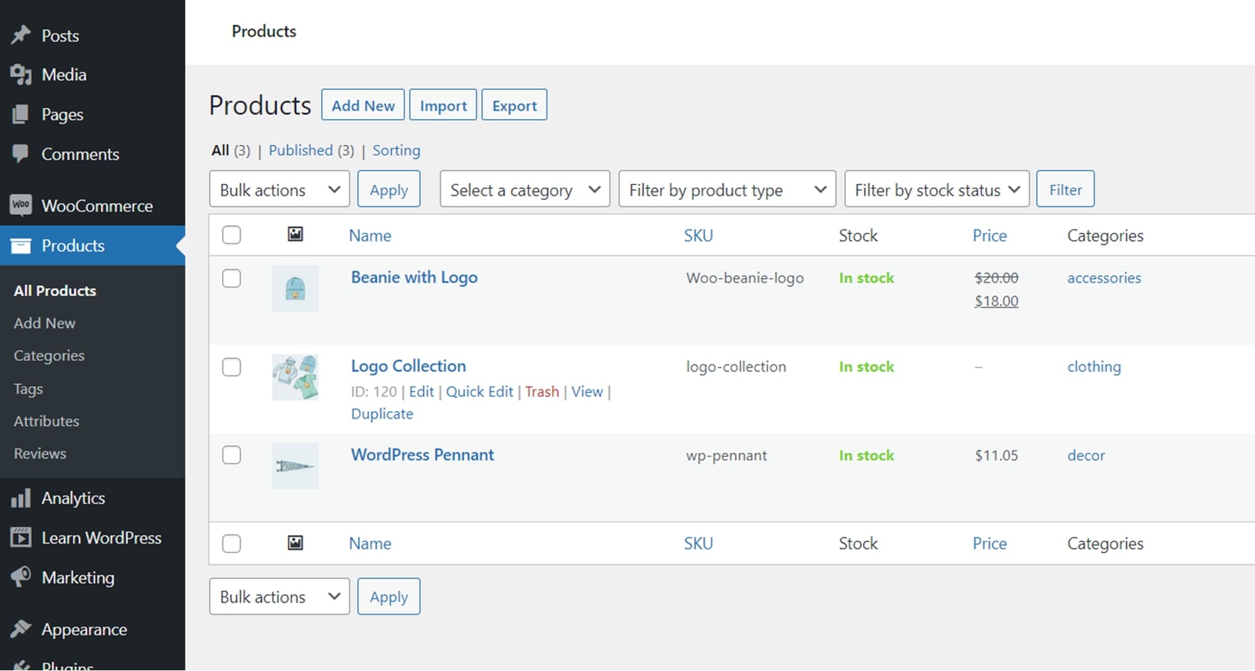 Divi Plugin Highlight Divi/Gutenberg/Woo Cross-Domain Content Copy Paste System (CCPS) Hochladen von Produkten Erfolg