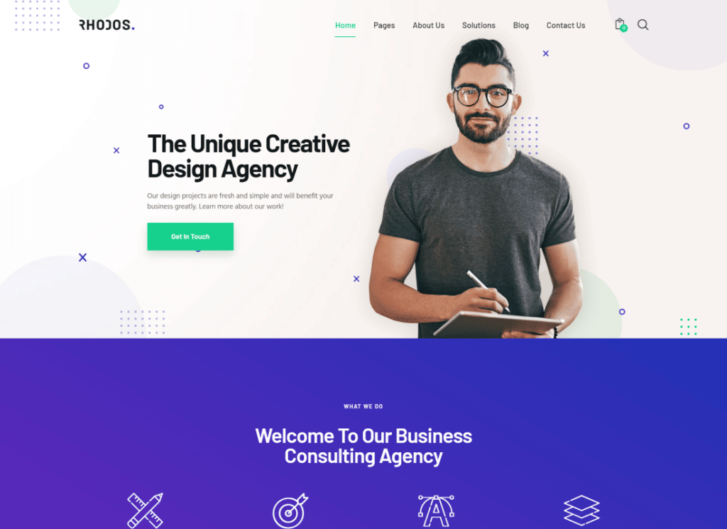 Rhodos - Tema WordPress Serbaguna untuk Bisnis