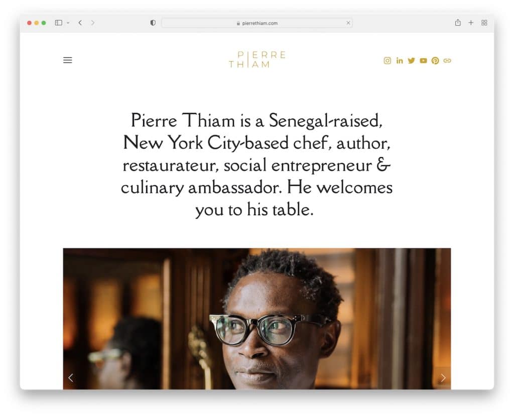 Pierre Thiam Food-Website