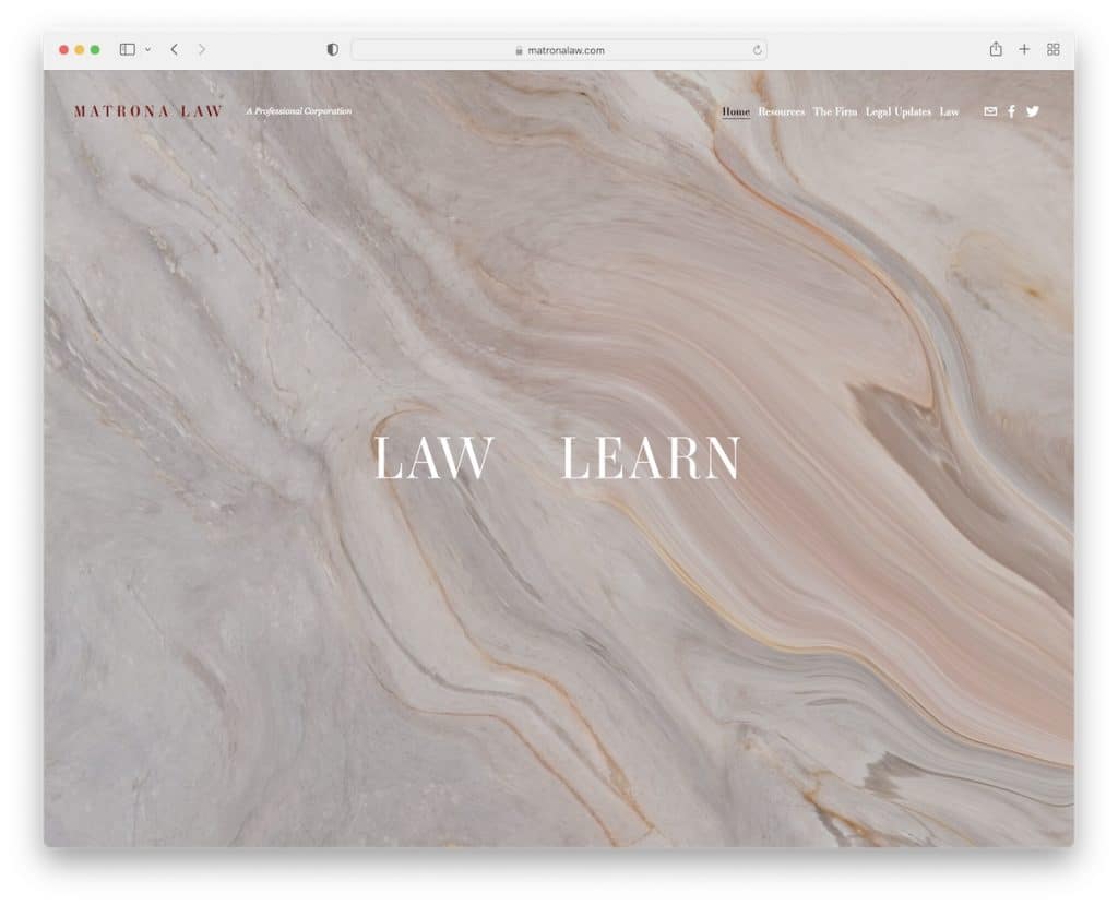 Matrona Law Website