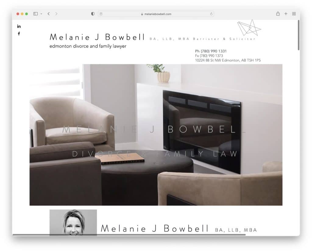 melanie j bowbell anwalt website