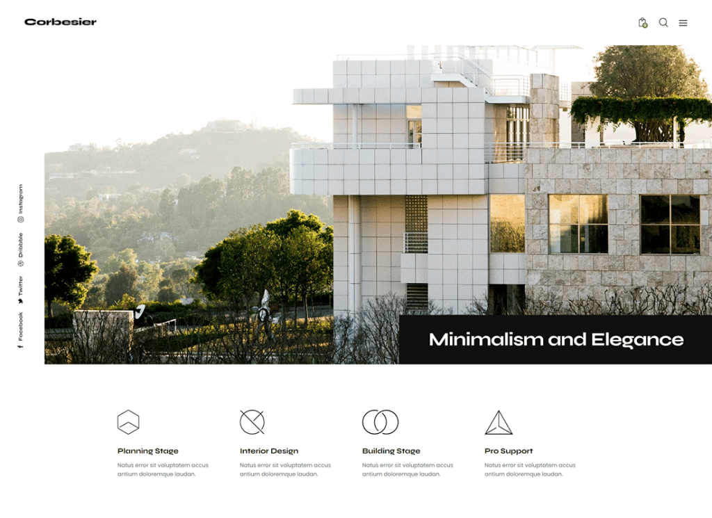 Corbesier | WordPress-Theme für moderne Architektur und Innenarchitektur