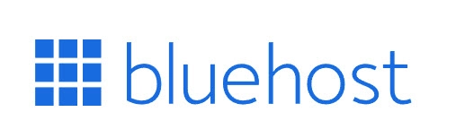 Hosting VPS WordPress terbaik: logo Bluehost