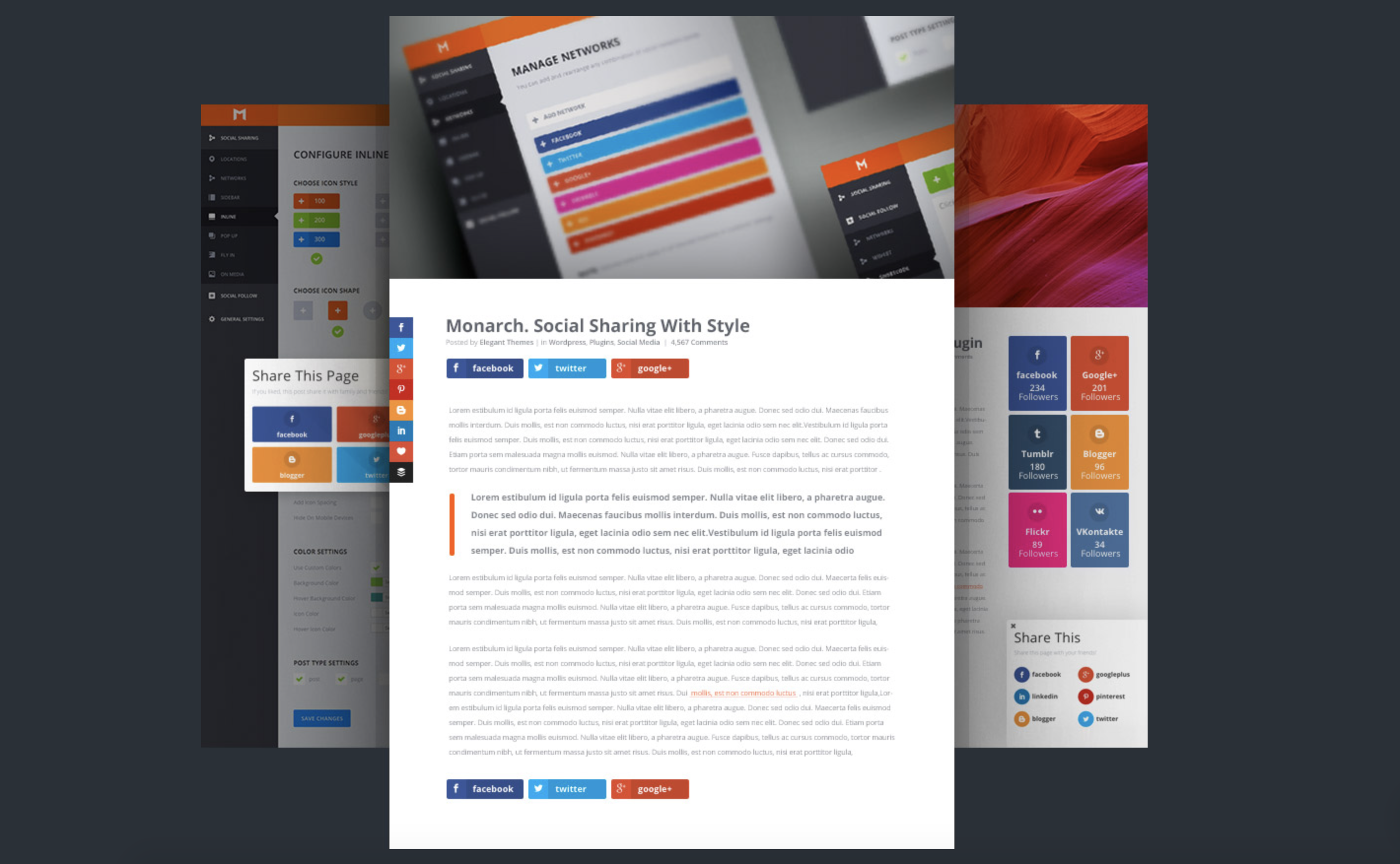 Social-Media-Buttons - das Social-Sharing-Plugin von Monarch ist großartig und Sie sollten unbedingt Mitglied werden, um es zu bekommen