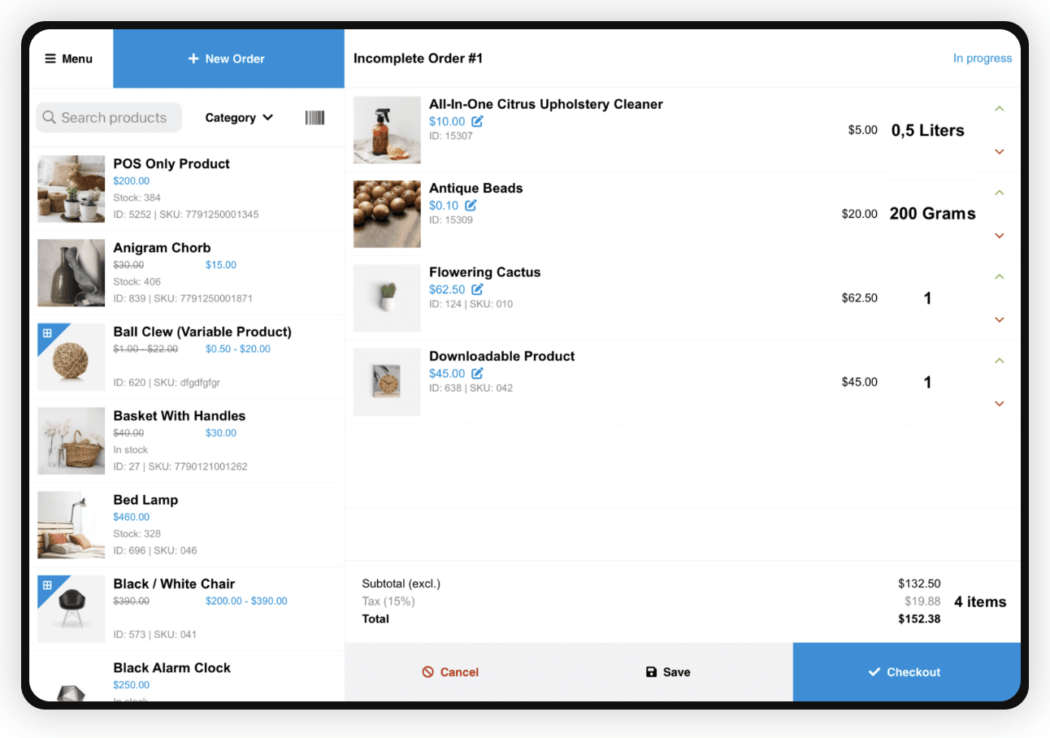 FooSales-Checkout-Prozess.